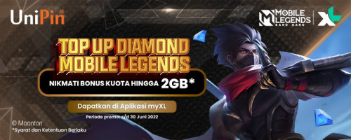 Top Up Mobile Legends di myXL dan Dapatkan Kuota Internet Hingga 2GB!